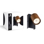 D'Lite Wandleuchte Prisma Metall Bernstein | IP20 - Geeignet für 1x GU10