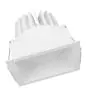 Ledvance LED-Spot Quadrat Dunkellight schwenkbar Weiß 8W 650lm 36D - 830 Warmweiß | Ausschnitt 83mm