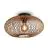 Good&Mojo Plafonnier Cango Bambou Brun | Convient pour 1x E27 